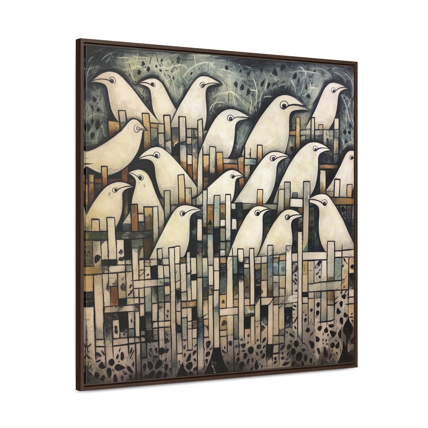 Bird 37, Gallery Canvas Wraps, Square Frame