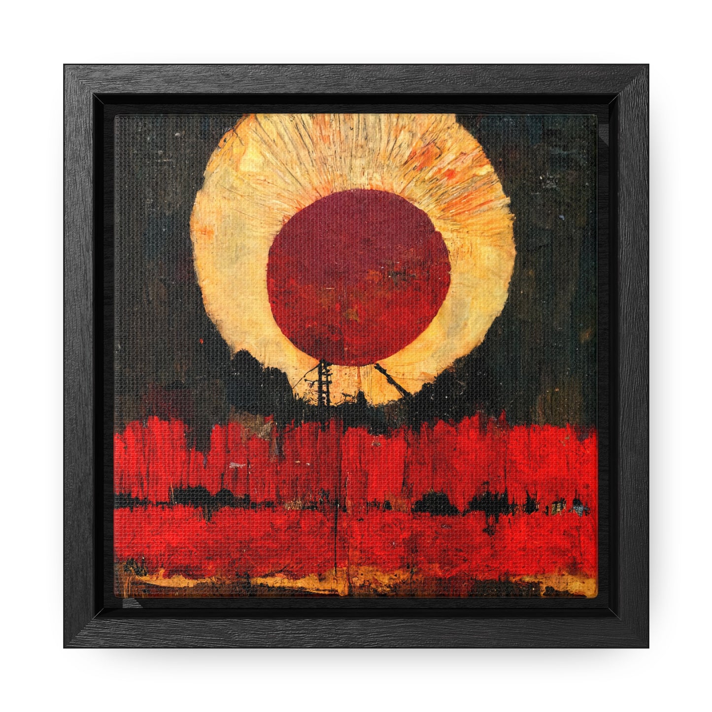 Land of the Sun 28, Valentinii, Gallery Canvas Wraps, Square Frame