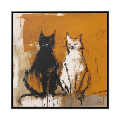 Cat 17, Gallery Canvas Wraps, Square Frame