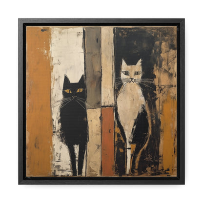 Cat 9, Gallery Canvas Wraps, Square Frame