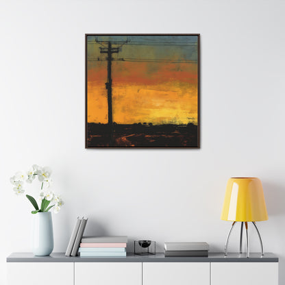 Land of the Sun 84, Valentinii, Gallery Canvas Wraps, Square Frame