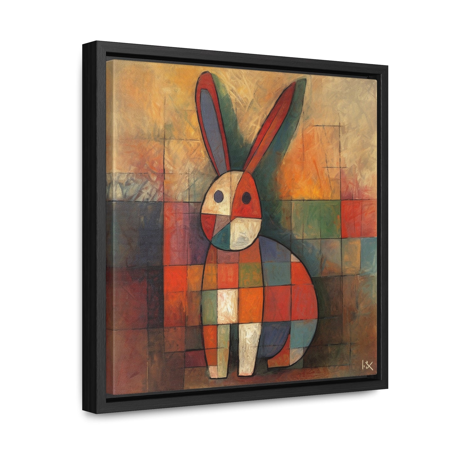 Rabbit 17, Gallery Canvas Wraps, Square Frame