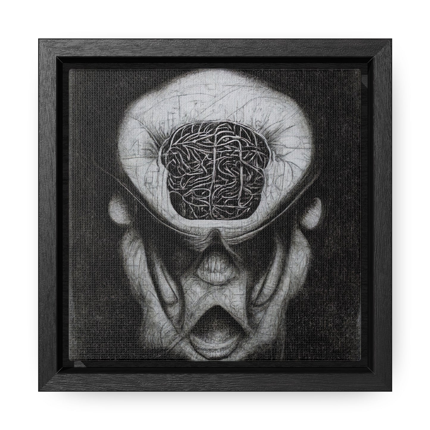 Brain 10, Valentinii, Gallery Canvas Wraps, Square Frame