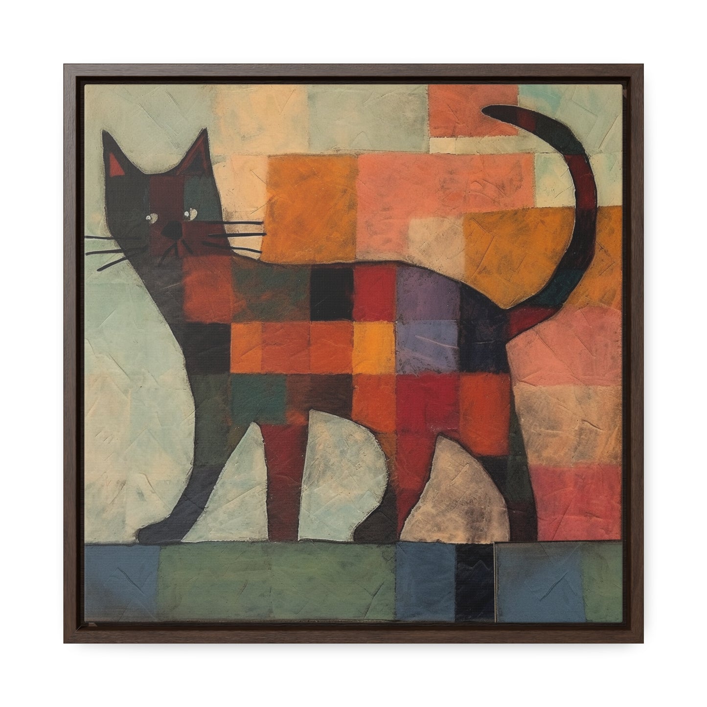 Cat 24, Gallery Canvas Wraps, Square Frame