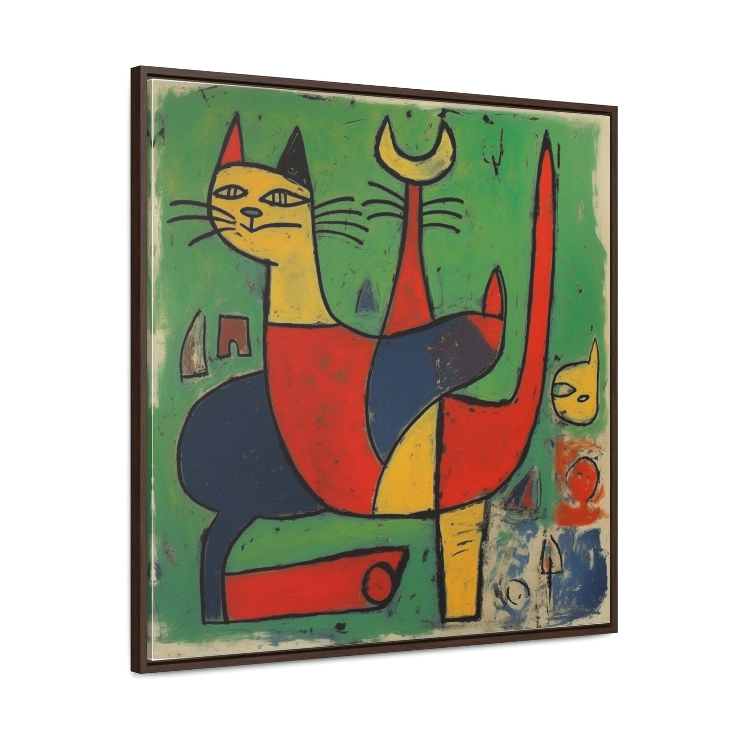 Cat 136, Gallery Canvas Wraps, Square Frame