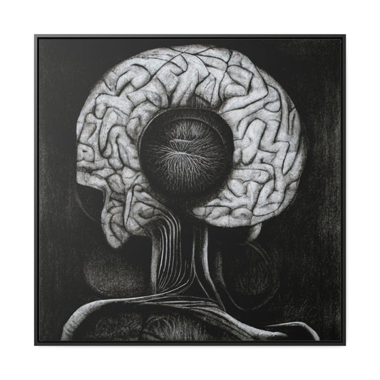 Brain 40, Valentinii, Gallery Canvas Wraps, Square Frame