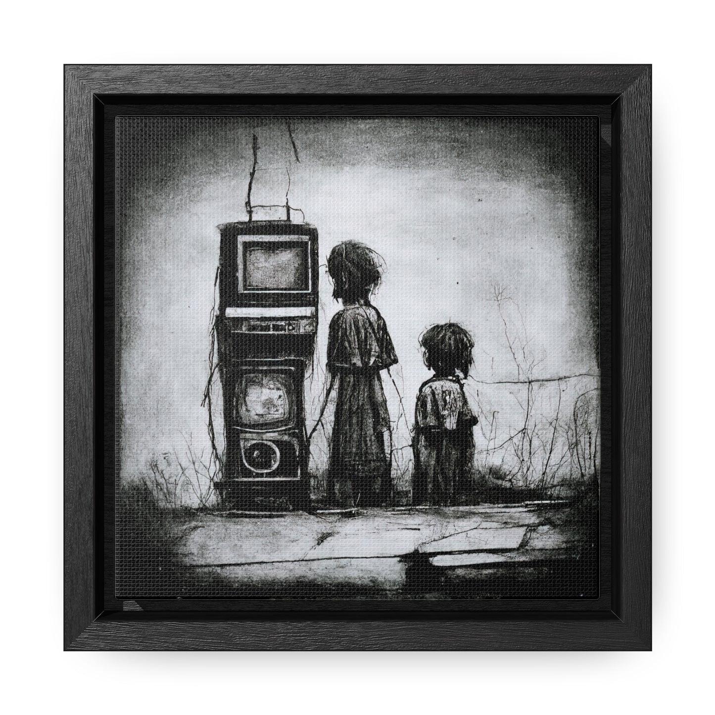 Childhood Wave 5, Valentinii, Gallery Canvas Wraps, Square Frame