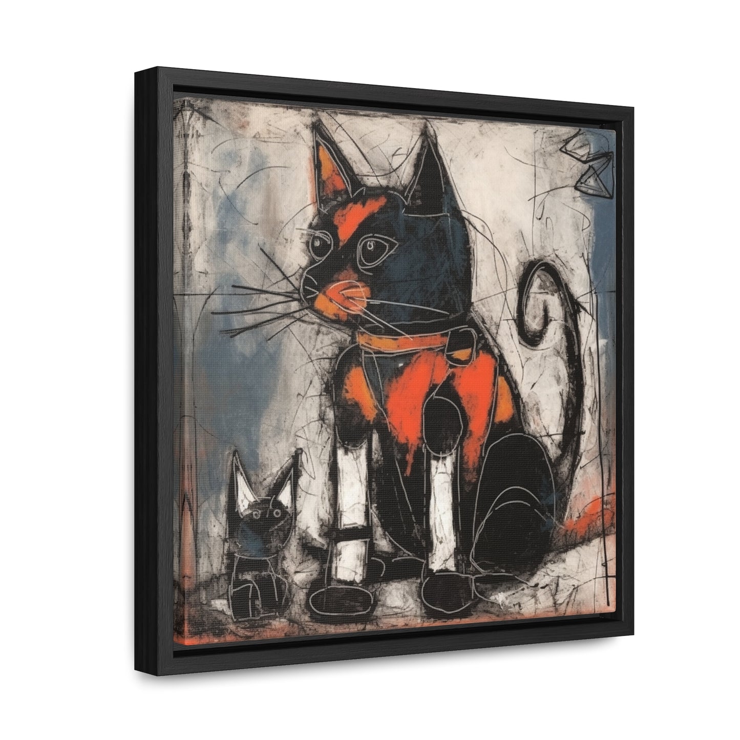 Cat 33, Gallery Canvas Wraps, Square Frame