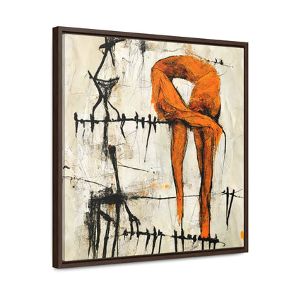 Feet and Drama 18, Valentinii, Gallery Canvas Wraps, Square Frame