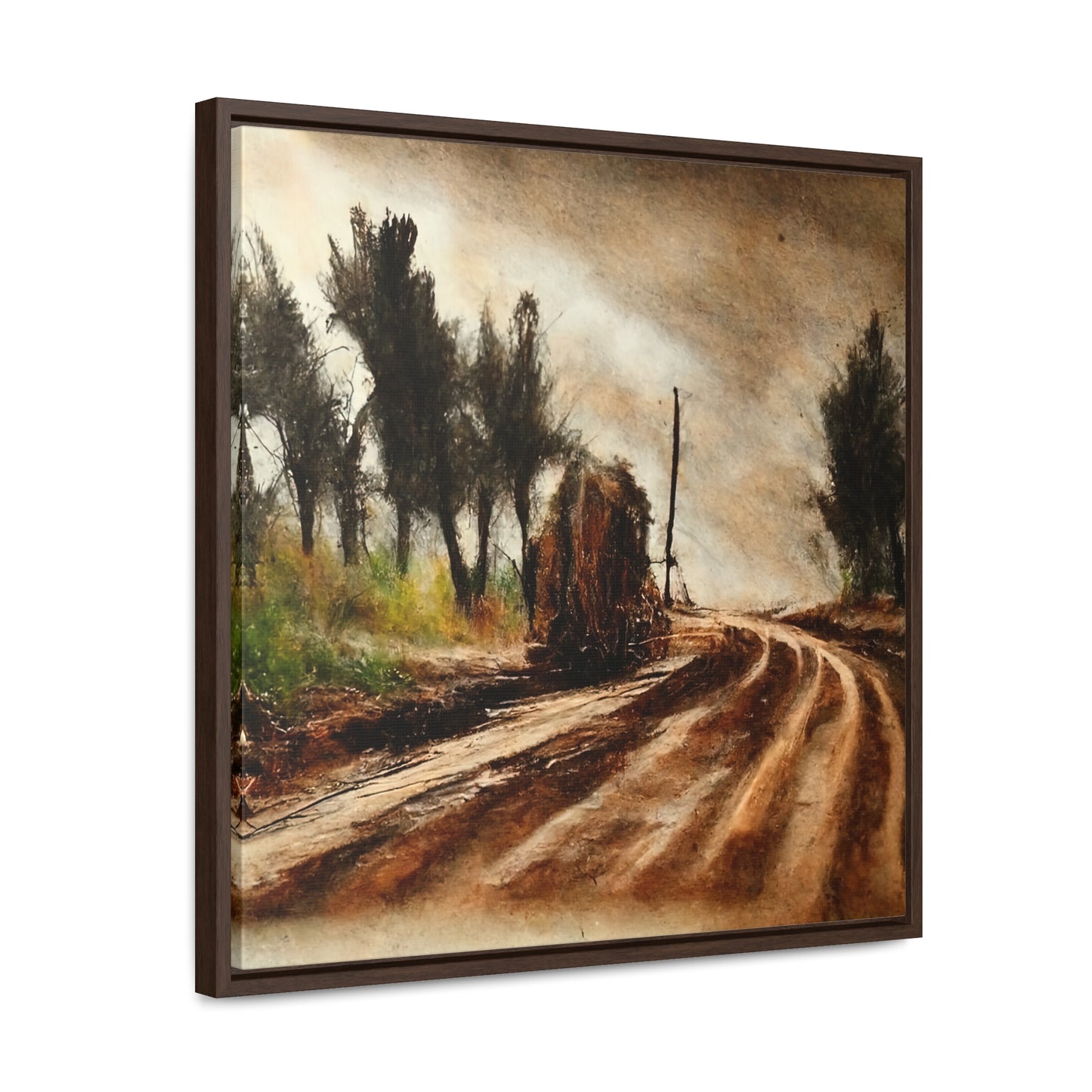 To the Rainy Land 7, Valentinii, Gallery Canvas Wraps, Square Frame