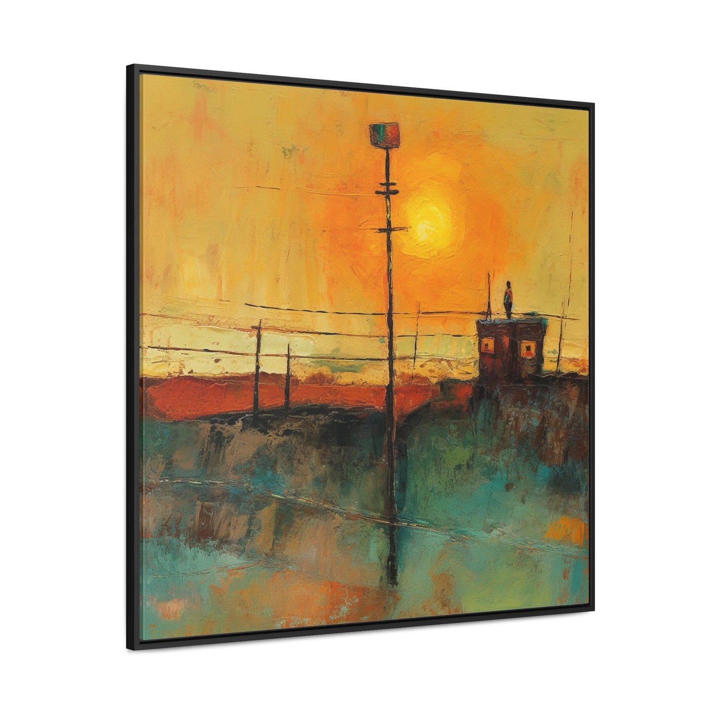 Land of the Sun 52, Valentinii, Gallery Canvas Wraps, Square Frame