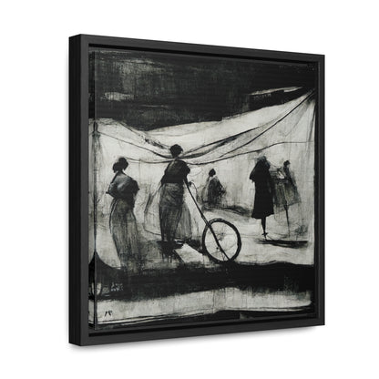 Domestic Memories 34, Valentinii, Gallery Canvas Wraps, Square Frame