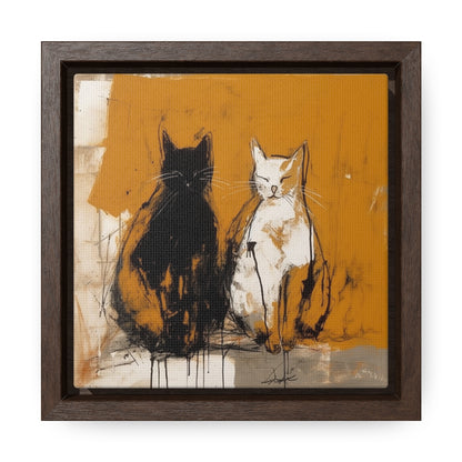 Cat 16, Gallery Canvas Wraps, Square Frame