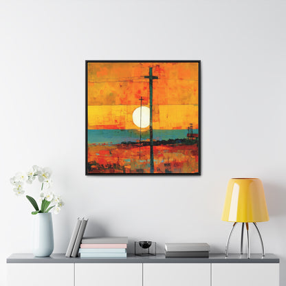 Land of the Sun 59, Valentinii, Gallery Canvas Wraps, Square Frame