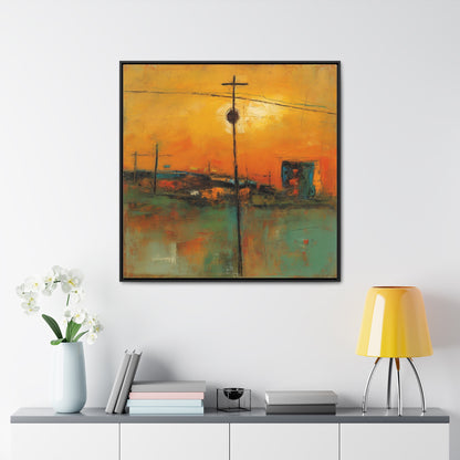 Land of the Sun 57, Valentinii, Gallery Canvas Wraps, Square Frame