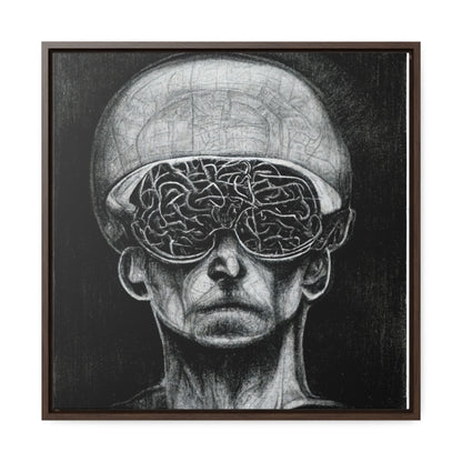 Brain 14, Valentinii, Gallery Canvas Wraps, Square Frame