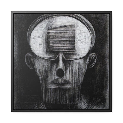 Brain 48, Valentinii, Gallery Canvas Wraps, Square Frame