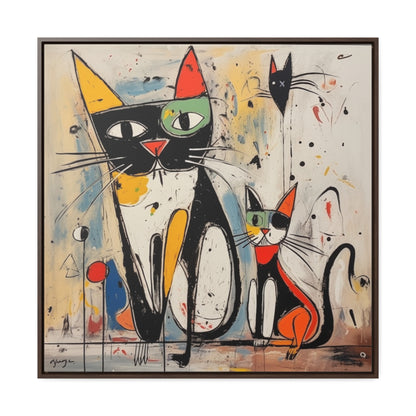 Cat 41, Gallery Canvas Wraps, Square Frame