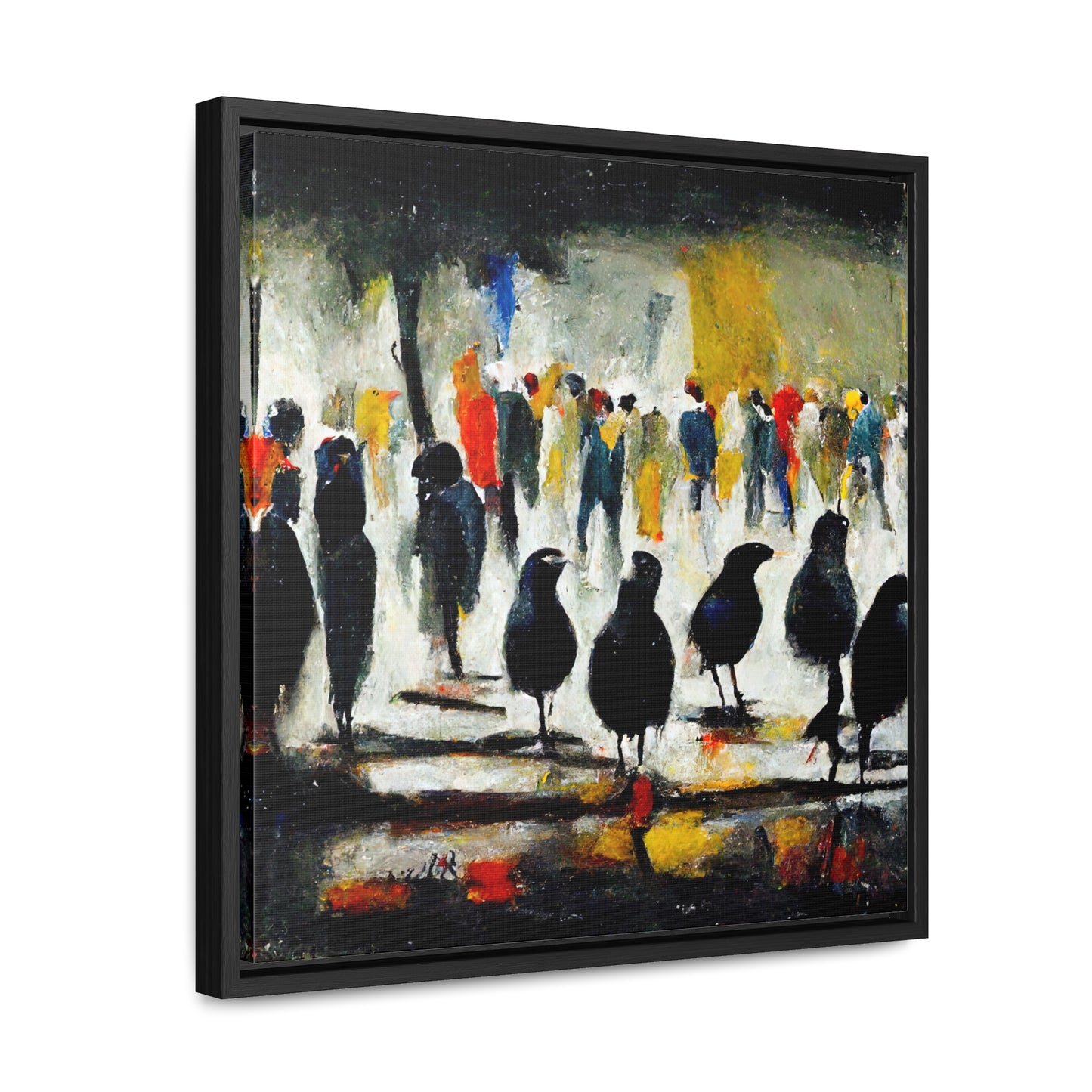 Social Seeds 6, Valentinii, Gallery Canvas Wraps, Square Frame