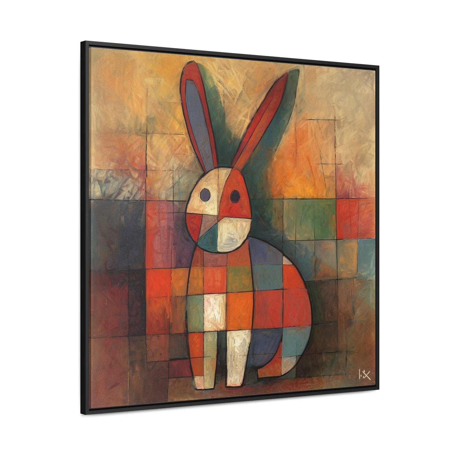 Rabbit 17, Gallery Canvas Wraps, Square Frame