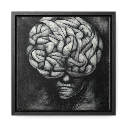 Brain 34, Valentinii, Gallery Canvas Wraps, Square Frame