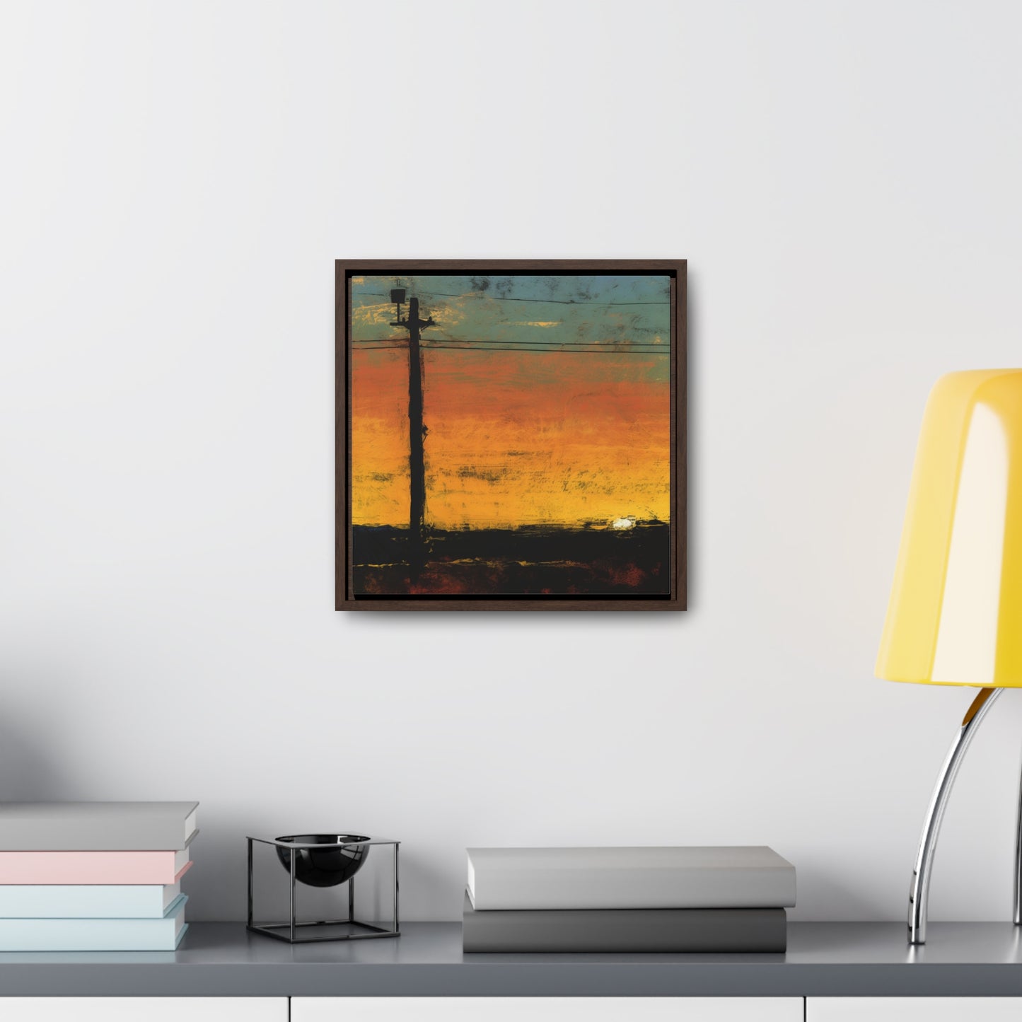 Land of the Sun 82, Valentinii, Gallery Canvas Wraps, Square Frame