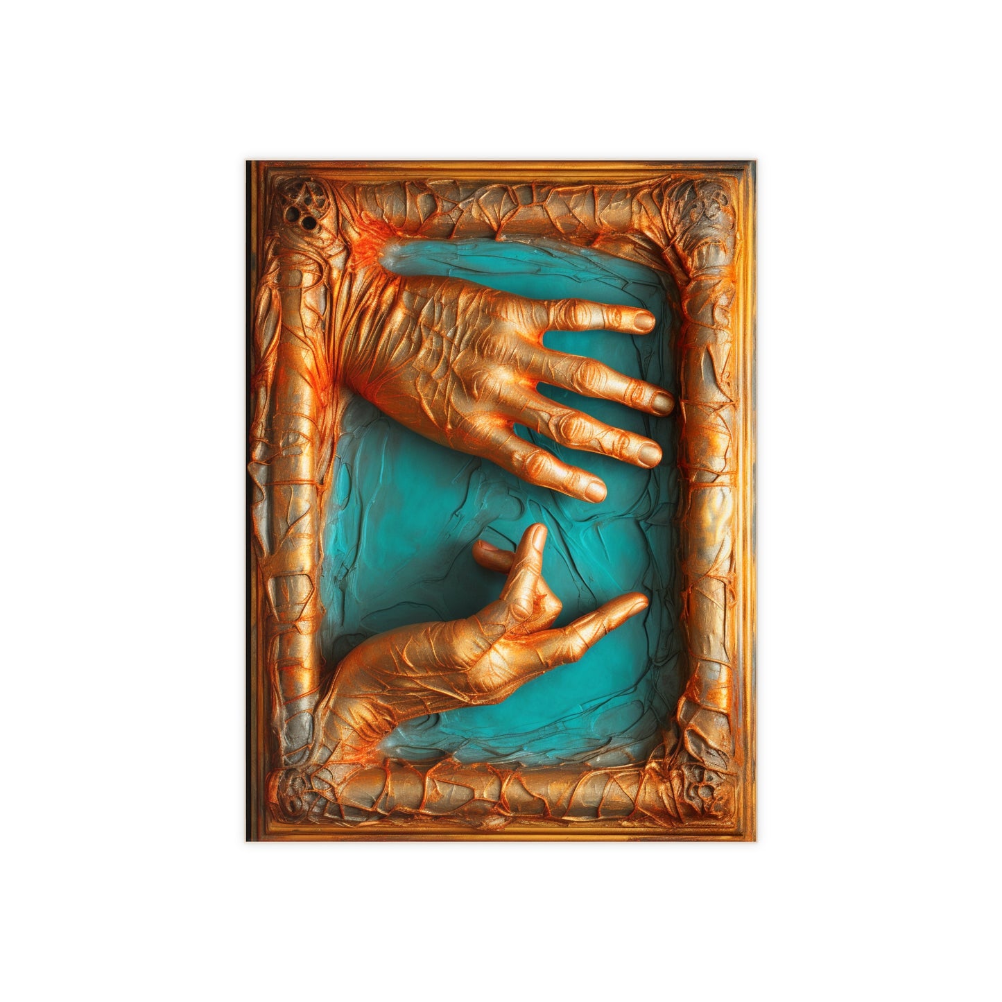 Hands 9, Ceramic Photo Tile