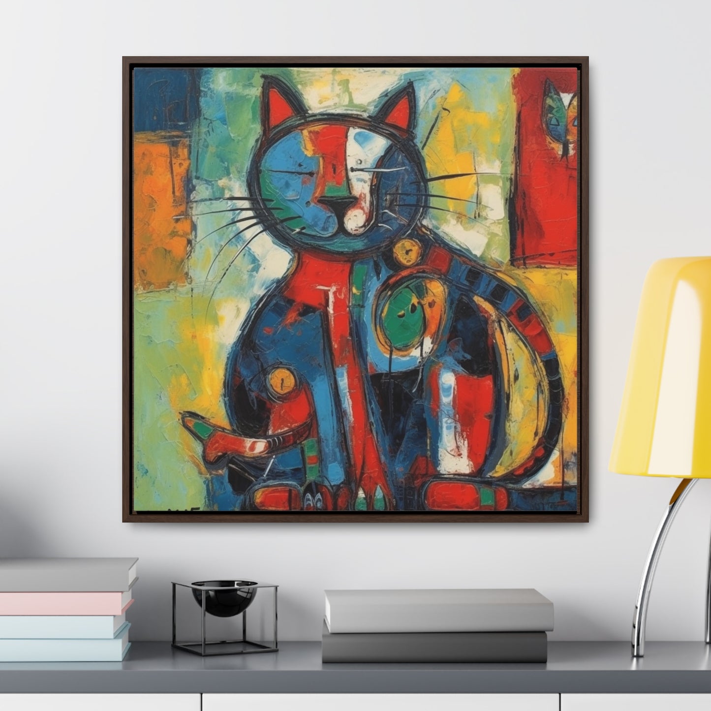 Cat 67, Gallery Canvas Wraps, Square Frame