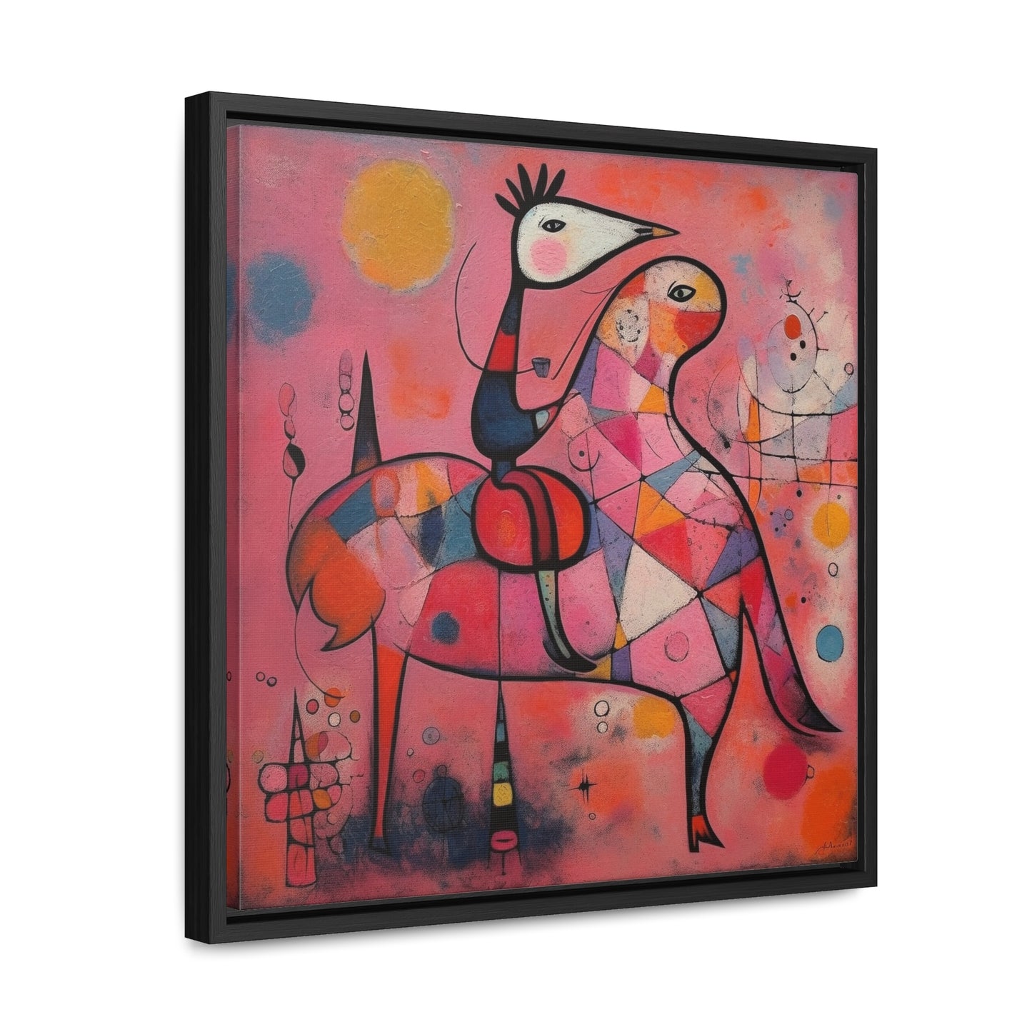 The Dreams of the Child 41, Gallery Canvas Wraps, Square Frame