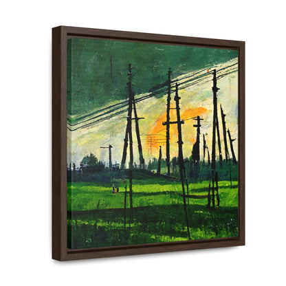 Land of the Sun 36, Valentinii, Gallery Canvas Wraps, Square Frame