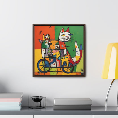 Cat 154, Gallery Canvas Wraps, Square Frame