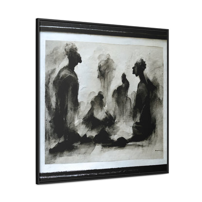 Palaeolithic Prayer 3, Valentinii, Gallery Canvas Wraps, Square Frame