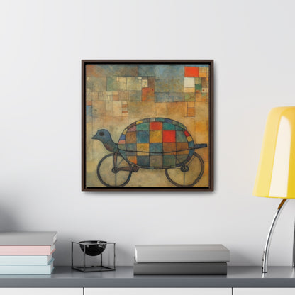 Turtle 9, Gallery Canvas Wraps, Square Frame