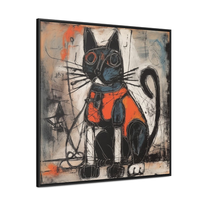 Cat 63, Gallery Canvas Wraps, Square Frame