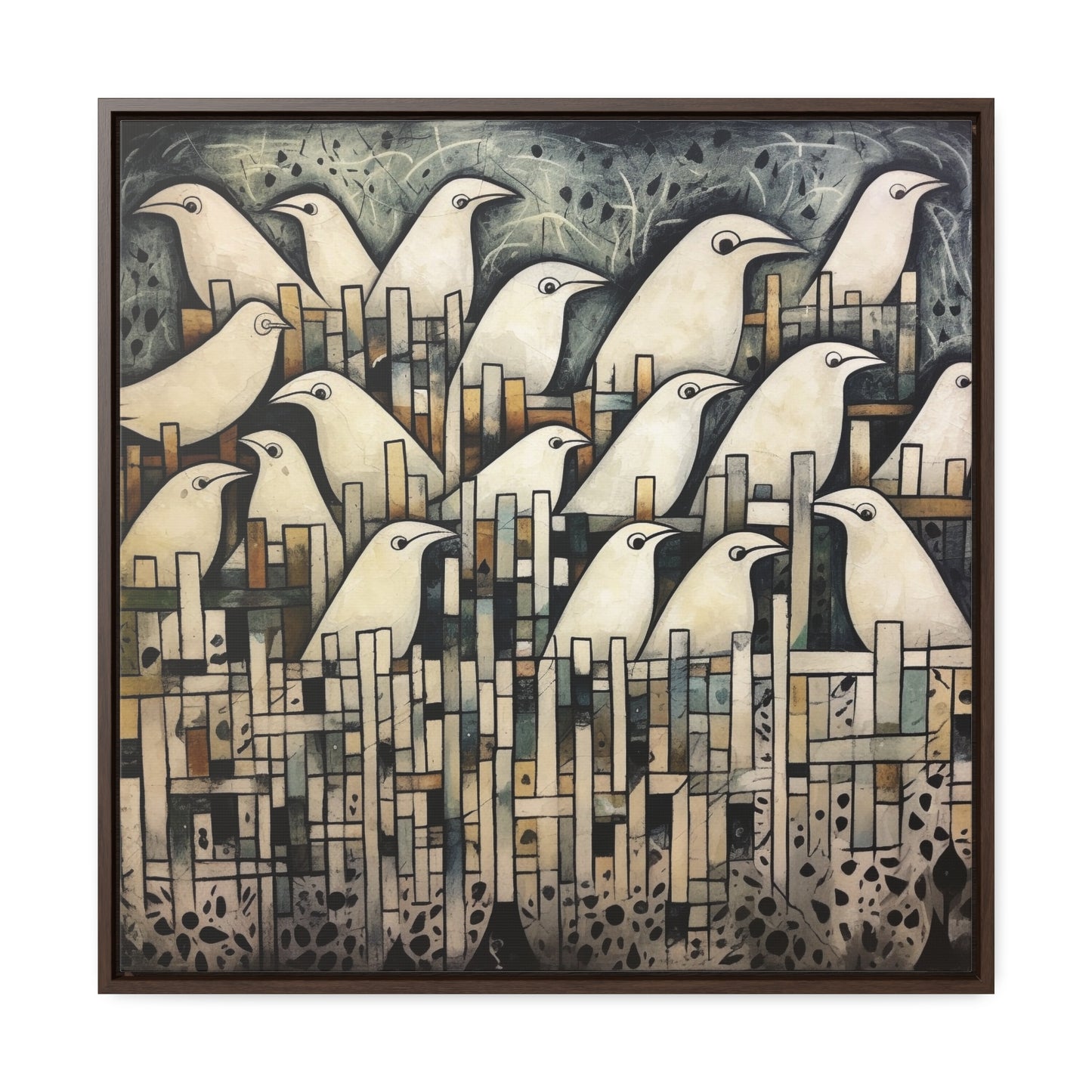 Bird 37, Gallery Canvas Wraps, Square Frame