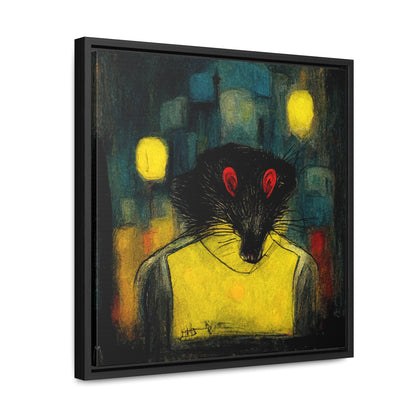 Urban Rat, Valentinii, Gallery Canvas Wraps, Square Frame