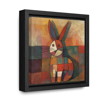 Rabbit 25, Gallery Canvas Wraps, Square Frame