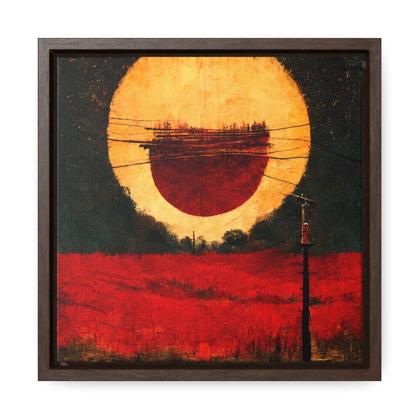 Land of the Sun 17, Valentinii, Gallery Canvas Wraps, Square Frame