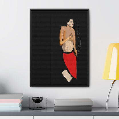 A Depressive Aladdin, Original Eduard Pavel, Gallery Canvas Wraps, Vertical Frame