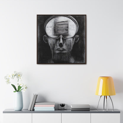 Brain 48, Valentinii, Gallery Canvas Wraps, Square Frame