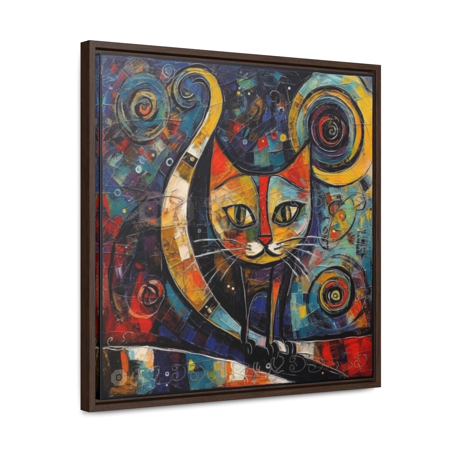 Cat 118, Gallery Canvas Wraps, Square Frame