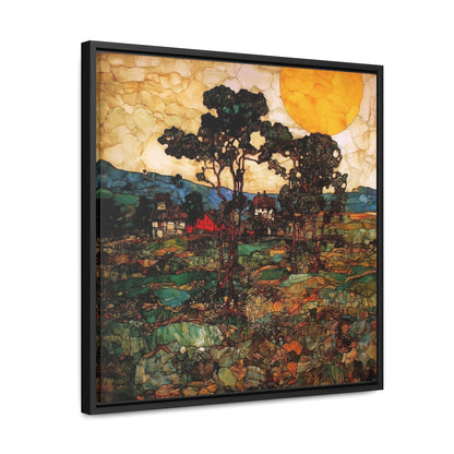 Land of the Sun 45, Valentinii, Gallery Canvas Wraps, Square Frame