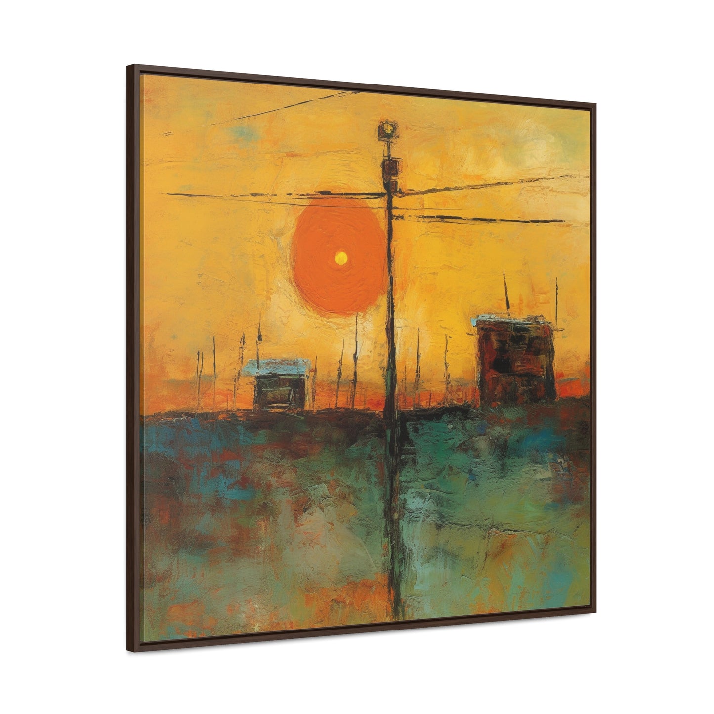 Land of the Sun 58, Valentinii, Gallery Canvas Wraps, Square Frame