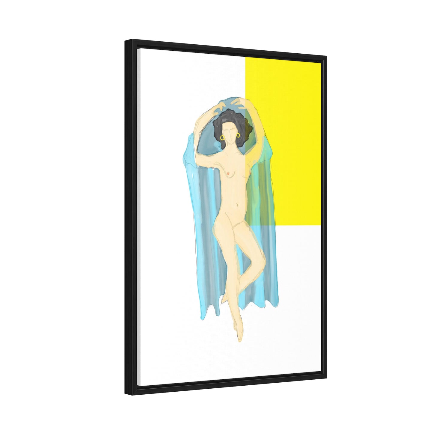 Dance in Nothingness, Original Eduard Pavel, Gallery Canvas Wraps, Vertical Frame