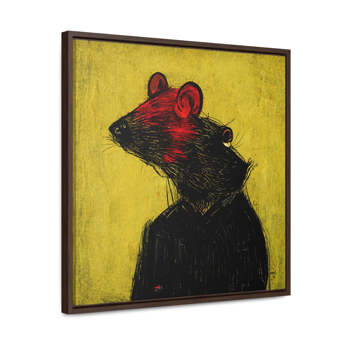 Urban Rat 4, Valentinii, Gallery Canvas Wraps, Square Frame