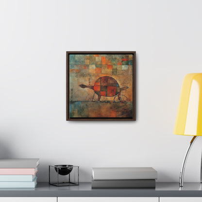 Turtle 11, Gallery Canvas Wraps, Square Frame