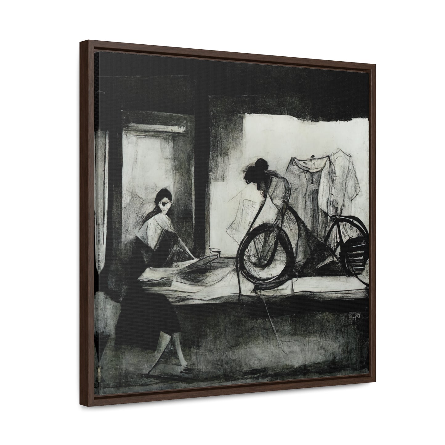 Domestic Memories 26, Valentinii, Gallery Canvas Wraps, Square Frame