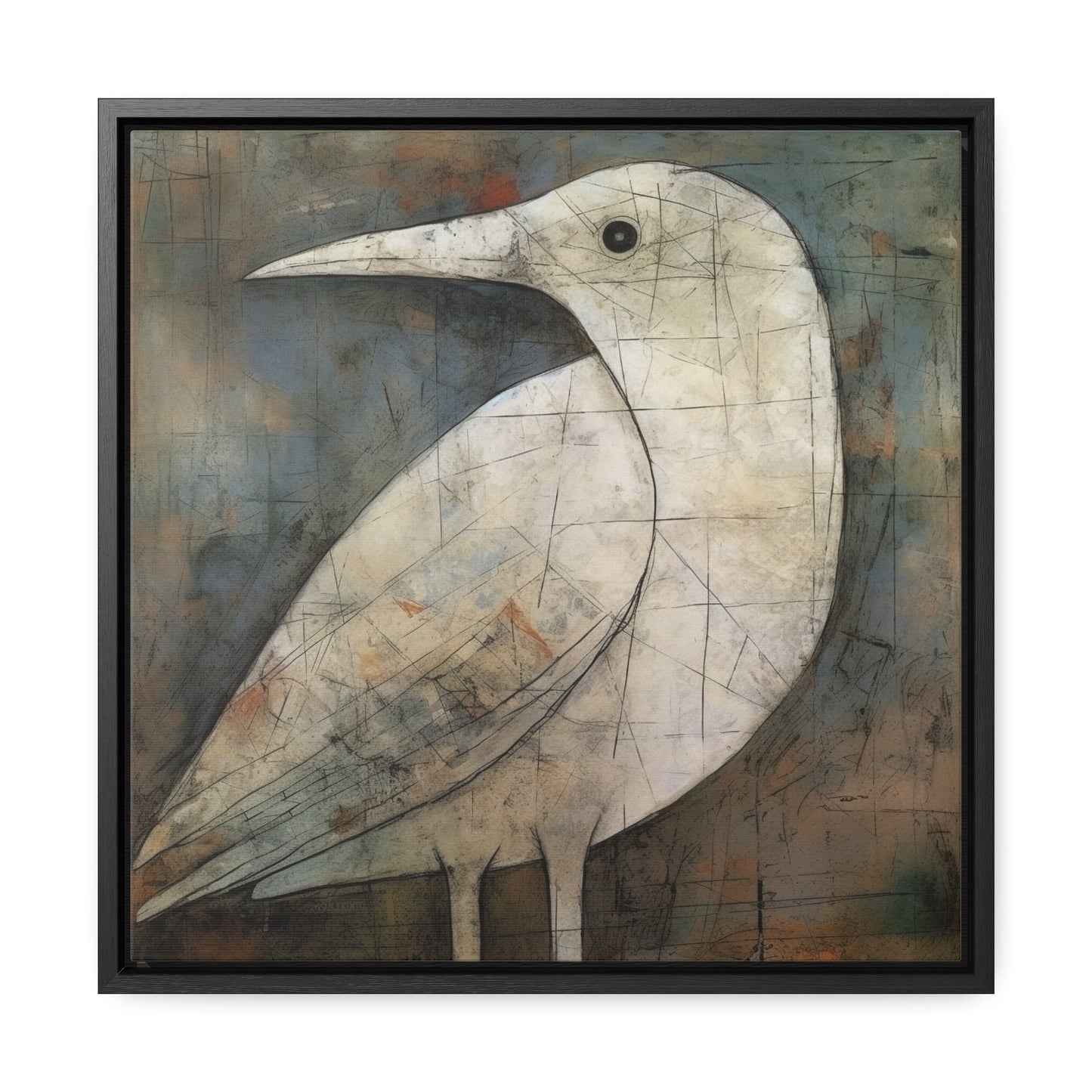 Bird 9, Gallery Canvas Wraps, Square Frame