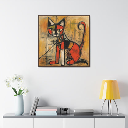 Cat 52, Gallery Canvas Wraps, Square Frame