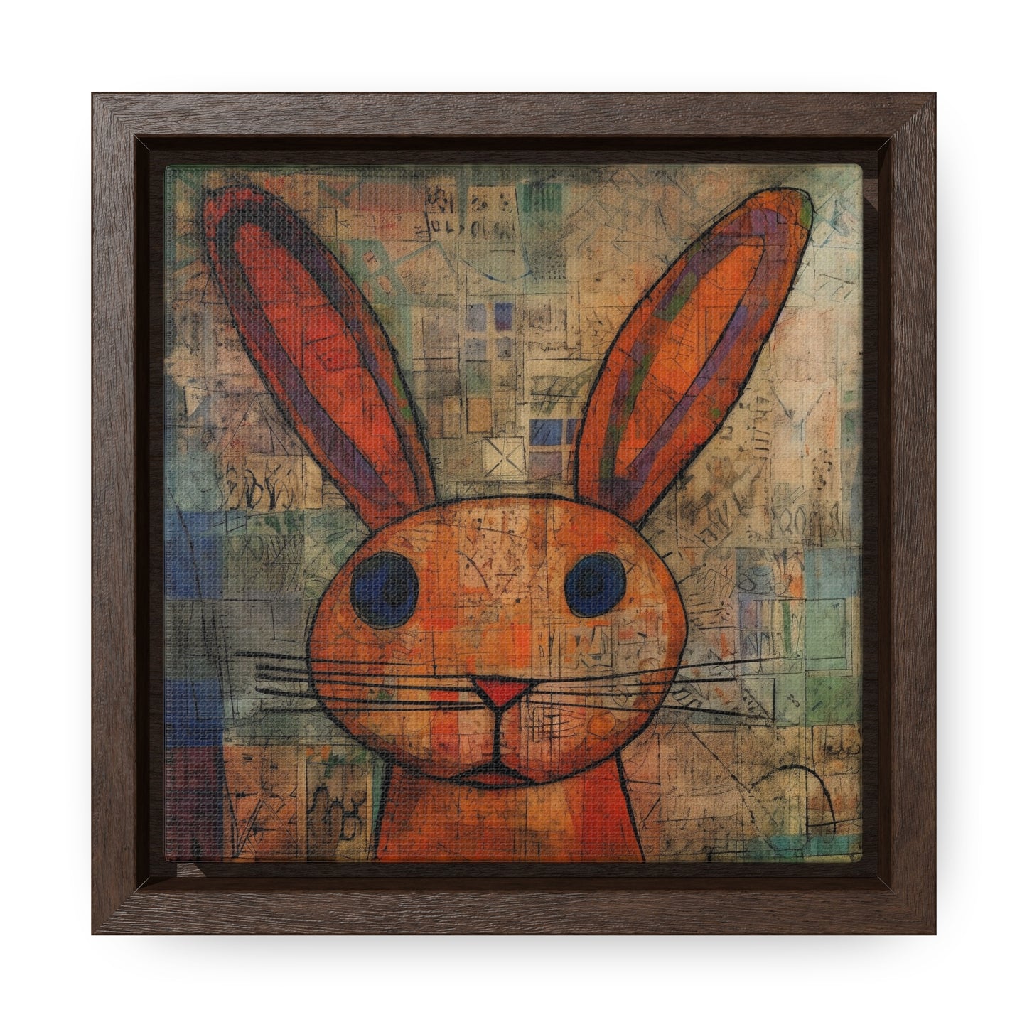 Rabbit 12, Gallery Canvas Wraps, Square Frame